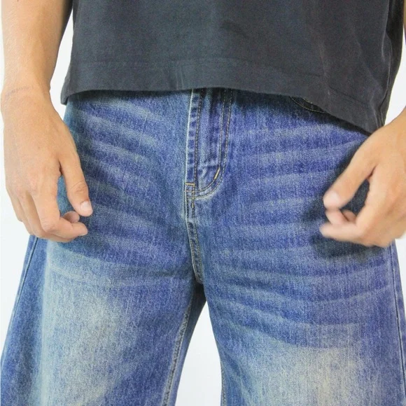 Bareline Jeans Men’s Baggy Vintage Wash - Picture 4 of 13